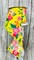 2.5"x10YD Graphic Floral Wired Ribbon - Vibrant Blooms for Colorful Crafts and Decor-RGE113329